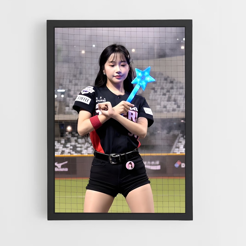Poster Home Run Queen – affiche Baseball (vue 2)